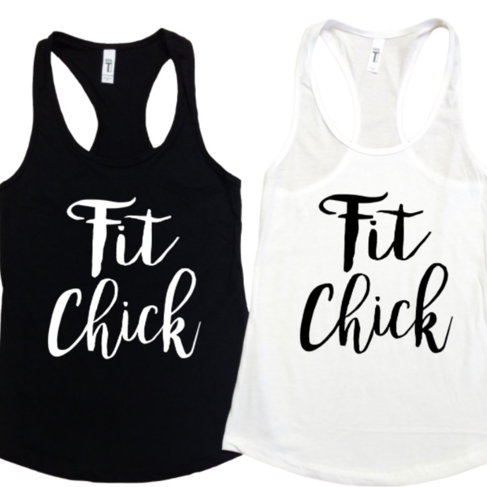 Black Fit Chick Tank